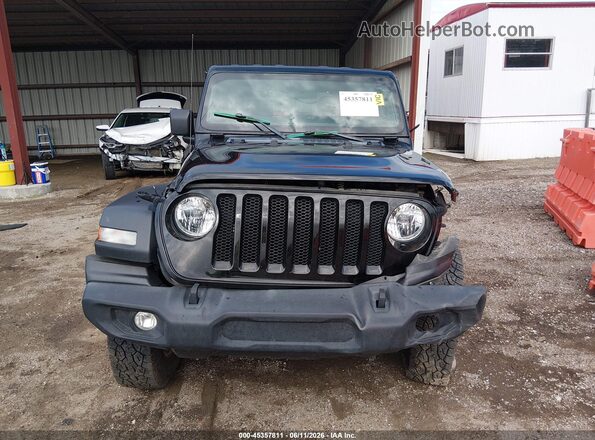 1C4HJXDG6LW229252 2020 JEEP WRANGLER UNLIMITED Черный Вид задней части салона
