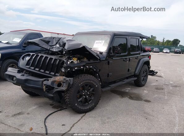 1C4HJXDG7LW247176 2020 JEEP WRANGLER UNLIMITED Black Передня ліва чверть