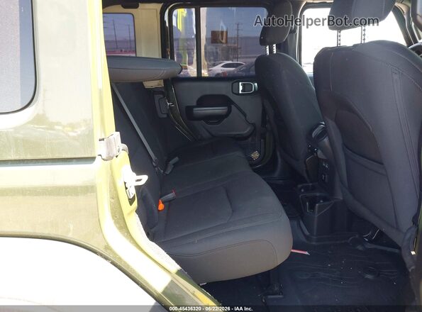 1C4HJXDG7NW232809 2022 JEEP WRANGLER UNLIMITED Green Widok naklejki z numerem VIN