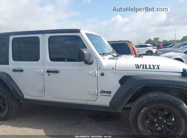 1C4HJXDG8MW649984 2021 JEEP WRANGLER UNLIMITED White Vista interior trasera