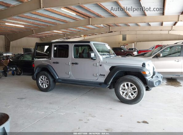 1C4HJXDG8PW681208 2023 JEEP WRANGLER Silver Սալոնի հետևի տեսք