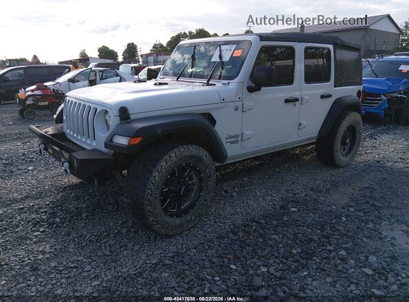 1C4HJXDG9KW551446 2019 JEEP WRANGLER UNLIMITED White Przód lewy