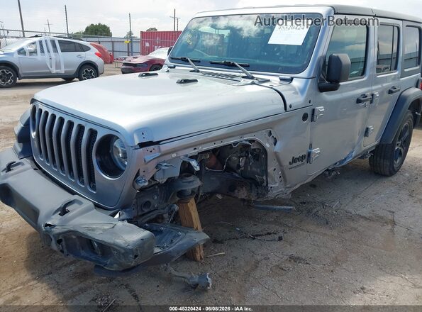 1C4HJXDG9LW341205 2020 JEEP WRANGLER Silver Widok z przodu