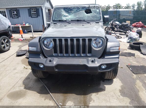 1C4HJXDG9NW132002 2022 JEEP WRANGLER UNLIMITED Gray Widok zestawu wskaźników