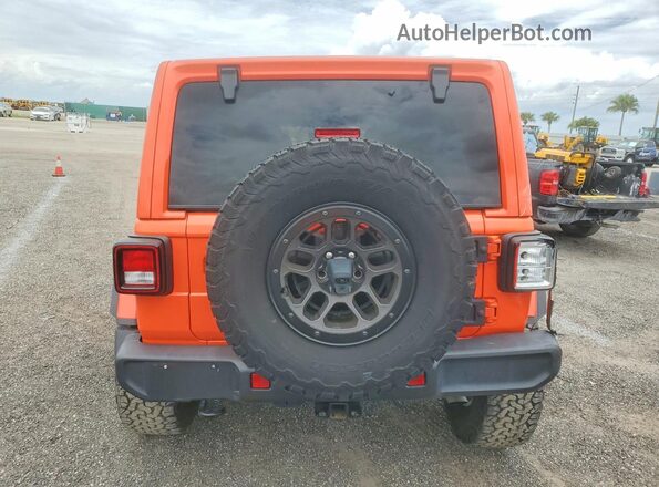 1C4HJXDGXPW643799 2023 JEEP WRANGLER Orange Rear view