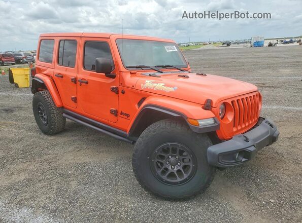 1C4HJXDGXPW643799 2023 JEEP WRANGLER Orange Front right