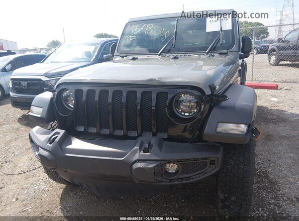 1C4HJXDM7PW534416 2023 JEEP WRANGLER Gray წინა ხედი
