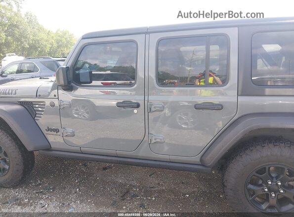 1C4HJXDM7PW534416 2023 JEEP WRANGLER Gray სალონის 360-გრადუსიანი ხედი