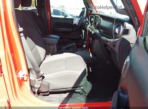 1C4HJXDMXNW174247 2022 JEEP WRANGLER UNLIMITED Red Front interior view