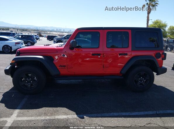 1C4HJXDMXNW174247 2022 JEEP WRANGLER UNLIMITED Red 360 interior view
