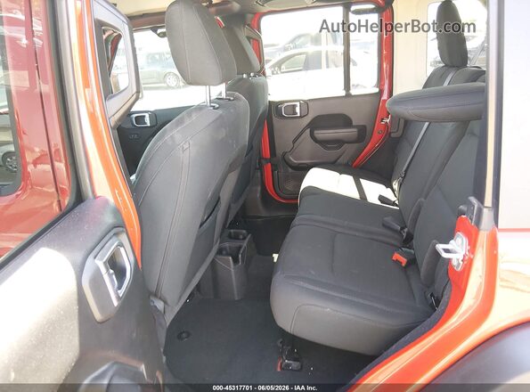 1C4HJXDMXNW174247 2022 JEEP WRANGLER UNLIMITED Red VIN sticker view