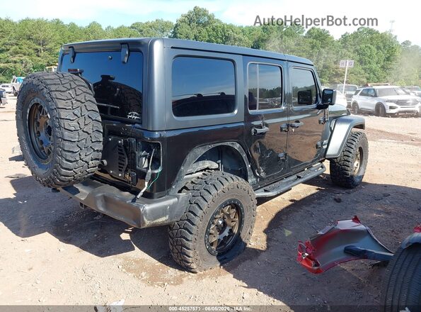 1C4HJXDN0JW180318 2018 JEEP WRANGLER UNLIMITED Black უკანა მარჯვენა