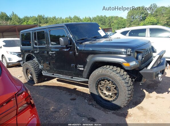 1C4HJXDN0JW180318 2018 JEEP WRANGLER UNLIMITED Black სალონის 360-გრადუსიანი ხედი