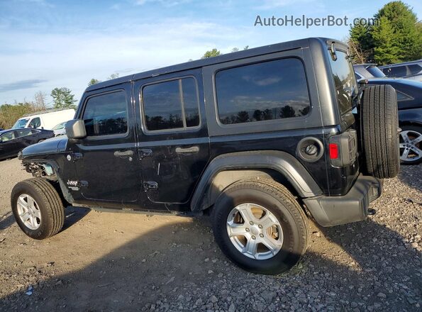 1C4HJXDN0LW129579 2020 JEEP WRANGLER Black Հետևի ձախ