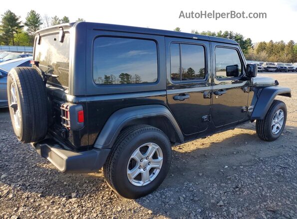 1C4HJXDN0LW129579 2020 JEEP WRANGLER Black Հետևի աջ