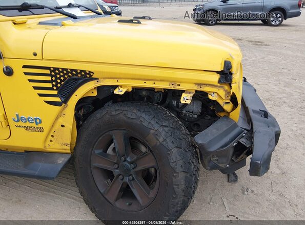 1C4HJXDN0LW147807 2020 JEEP WRANGLER UNLIMITED Yellow Вид спереду
