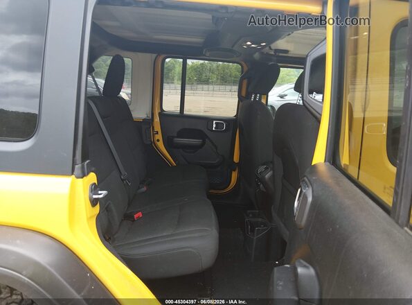 1C4HJXDN0LW147807 2020 JEEP WRANGLER UNLIMITED Yellow Вид наклейки з VIN-кодом