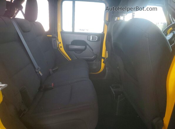 1C4HJXDN0MW744800 2021 JEEP WRANGLER Yellow Rear interior view