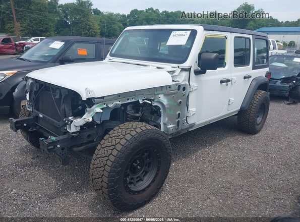 1C4HJXDN0MW773679 2021 JEEP WRANGLER UNLIMITED White Front left