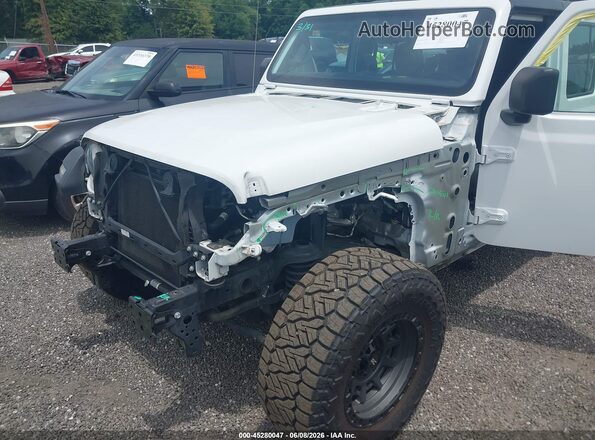 1C4HJXDN0MW773679 2021 JEEP WRANGLER UNLIMITED White Front view