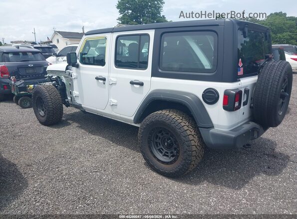 1C4HJXDN0MW773679 2021 JEEP WRANGLER UNLIMITED White Rear left