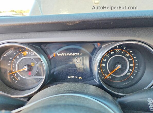 1C4HJXDN0MW805630 2021 JEEP WRANGLER Угольный Вид щитка приборов
