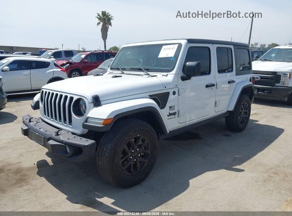 1C4HJXDN0PW571512 2023 JEEP WRANGLER Белый Передняя левая четверть