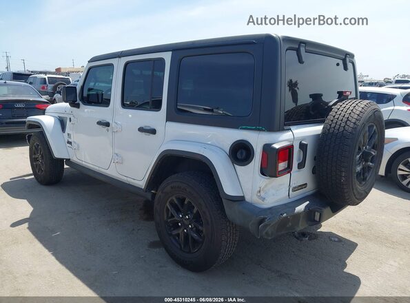1C4HJXDN0PW571512 2023 JEEP WRANGLER Белый Задняя левая четверть