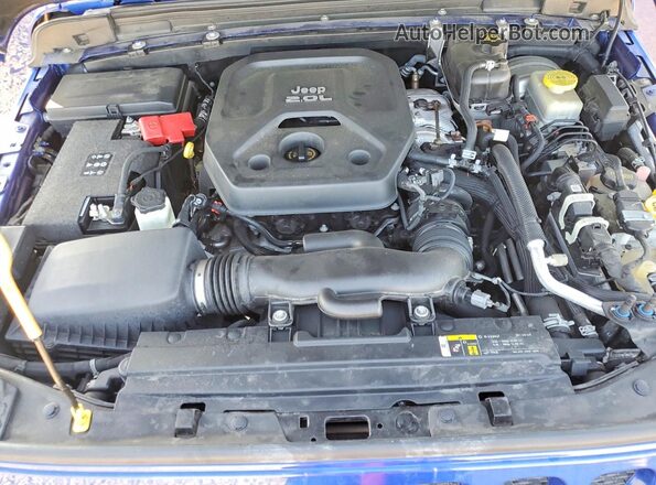 1C4HJXDN1JW200091 2018 JEEP WRANGLER Blue 