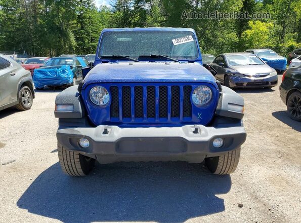 1C4HJXDN2JW230281 2018 JEEP WRANGLER Blue Դիմացի տեսք