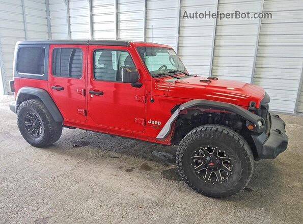 1C4HJXDN2LW126943 2020 JEEP WRANGLER Red Առջևի աջ