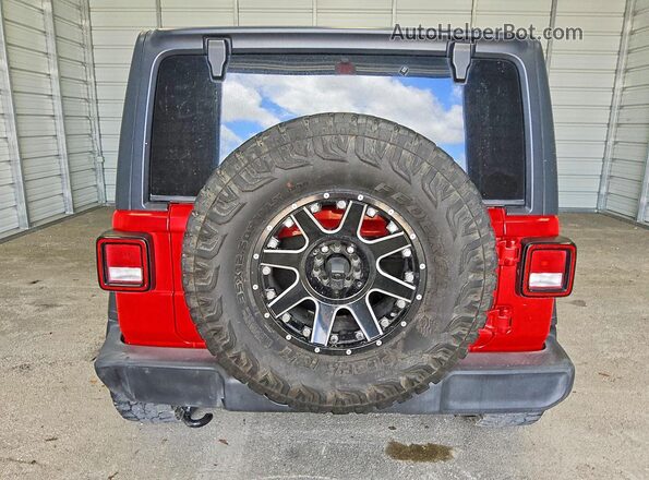 1C4HJXDN2LW126943 2020 JEEP WRANGLER Red Հետևի տեսք