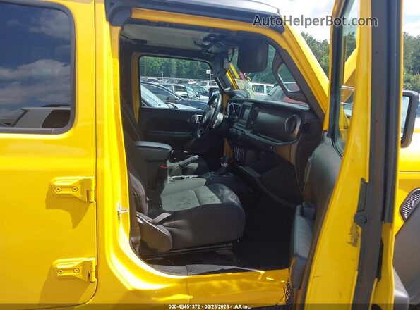 1C4HJXDN2LW135416 2020 JEEP WRANGLER UNLIMITED Yellow Vista interior delantera