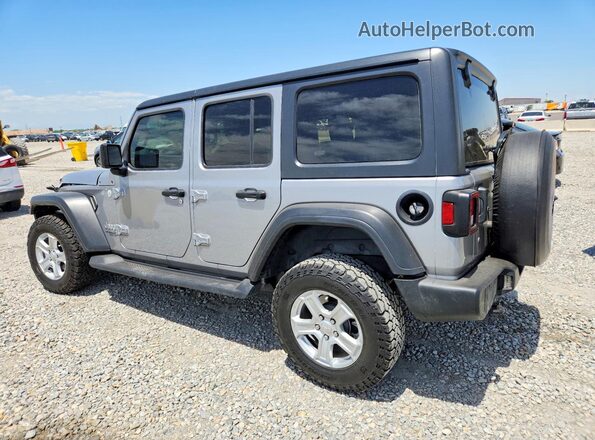 1C4HJXDN3KW576437 2019 JEEP WRANGLER Silver უკანა მარცხენა
