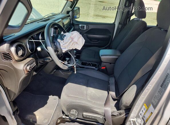 1C4HJXDN3KW576437 2019 JEEP WRANGLER Silver წინა სალონის ხედი