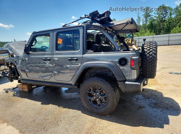 1C4HJXDN3MW685760 2021 JEEP WRANGLER Gray Հետևի ձախ