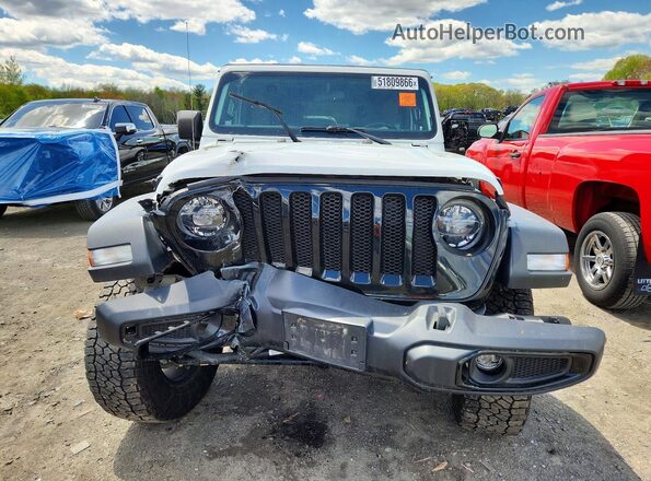 1C4HJXDN3MW865417 2021 JEEP WRANGLER Белый Вид спереди