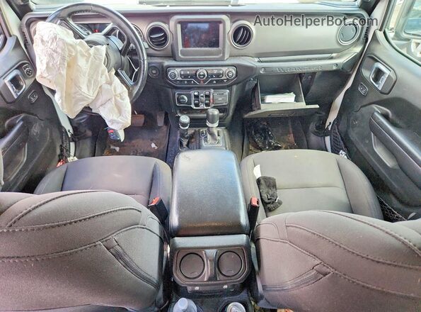 1C4HJXDN3MW865417 2021 JEEP WRANGLER Белый Вид панели приборов