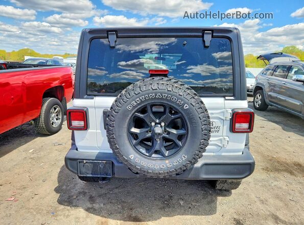 1C4HJXDN3MW865417 2021 JEEP WRANGLER Белый Вид сзади