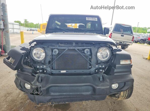 1C4HJXDN3NW135105 2022 JEEP WRANGLER Черный Вид спереди