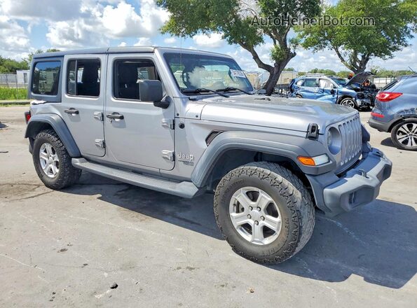 1C4HJXDN4LW148040 2020 JEEP WRANGLER Gray Front right
