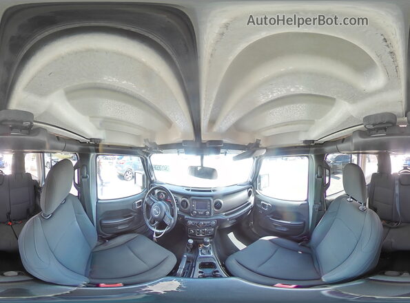 1C4HJXDN4LW148040 2020 JEEP WRANGLER Gray 360 interior view