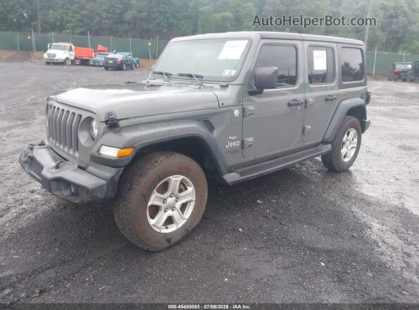 1C4HJXDN4LW279095 2020 JEEP WRANGLER UNLIMITED Gray Vista tres cuartos delantera izquierda