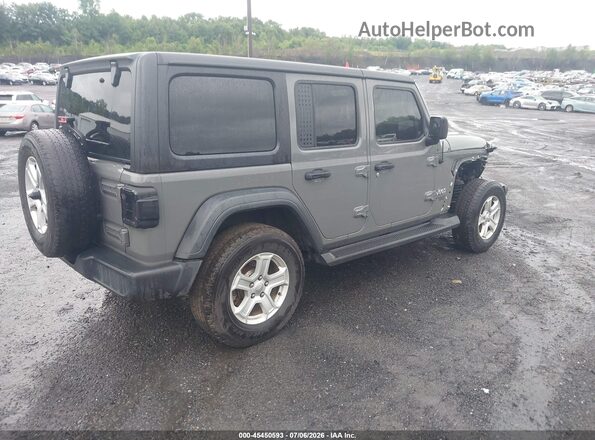 1C4HJXDN4LW279095 2020 JEEP WRANGLER UNLIMITED Gray Trasero derecho
