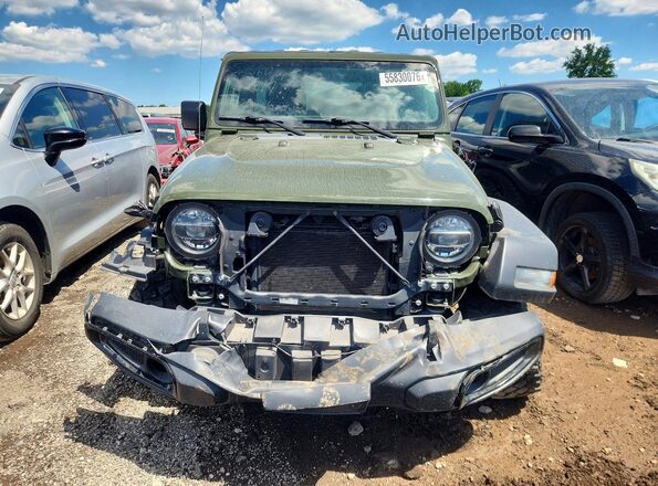 1C4HJXDN4LW301645 2020 JEEP WRANGLER Зеленый Вид спереди