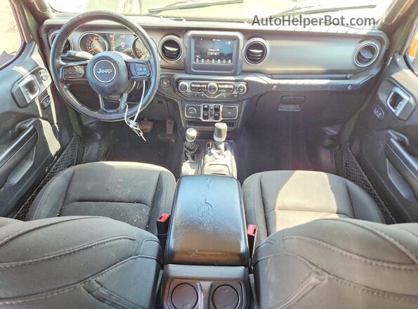 1C4HJXDN4LW301645 2020 JEEP WRANGLER Зеленый Вид панели приборов
