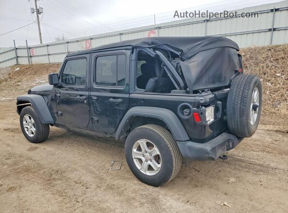 1C4HJXDN4NW127935 2022 JEEP WRANGLER Black Trasero izquierdo