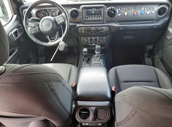 1C4HJXDN5MW817014 2021 JEEP WRANGLER Gray Dashboard view