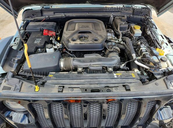 1C4HJXDN5PW626312 2023 JEEP WRANGLER Turquoise Vista del compartimento del motor