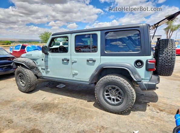 1C4HJXDN5PW626312 2023 JEEP WRANGLER Turquoise Trasero izquierdo